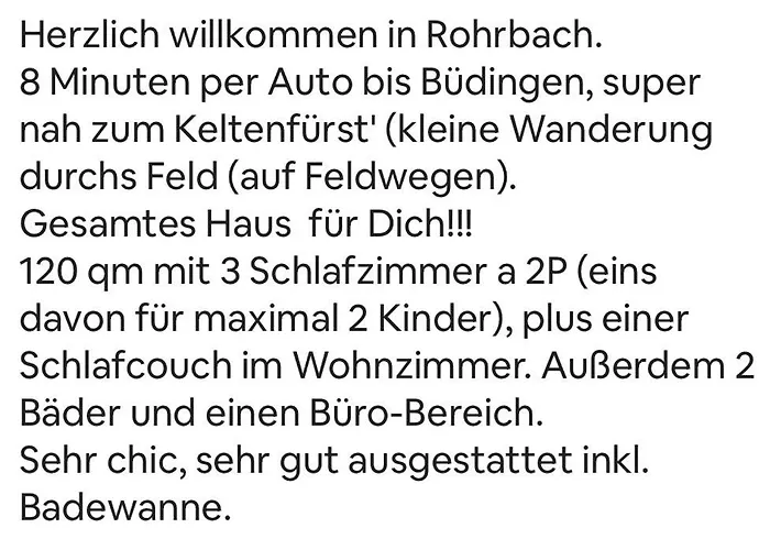 Ferienhaus Architekten Haus 120 M2 In Der Wetterau Büdingen